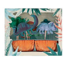 Load image into Gallery viewer, Meri Meri Dinosaur Cupcake Kit
