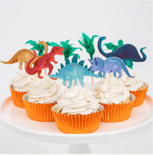 Load image into Gallery viewer, Meri Meri Dinosaur Cupcake Kit
