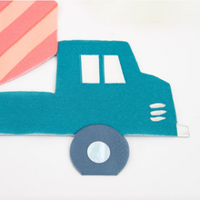 Load image into Gallery viewer, Meri Meri Construction Truck Napkins
