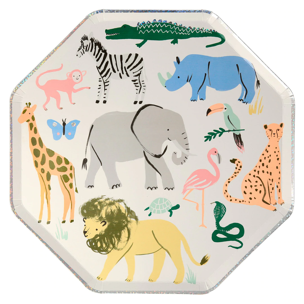 Meri Meri Safari Animal Large Plates