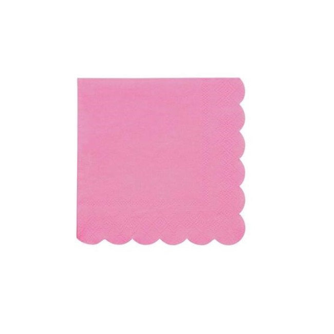 Meri Meri Bubblegum Pink Small Napkin