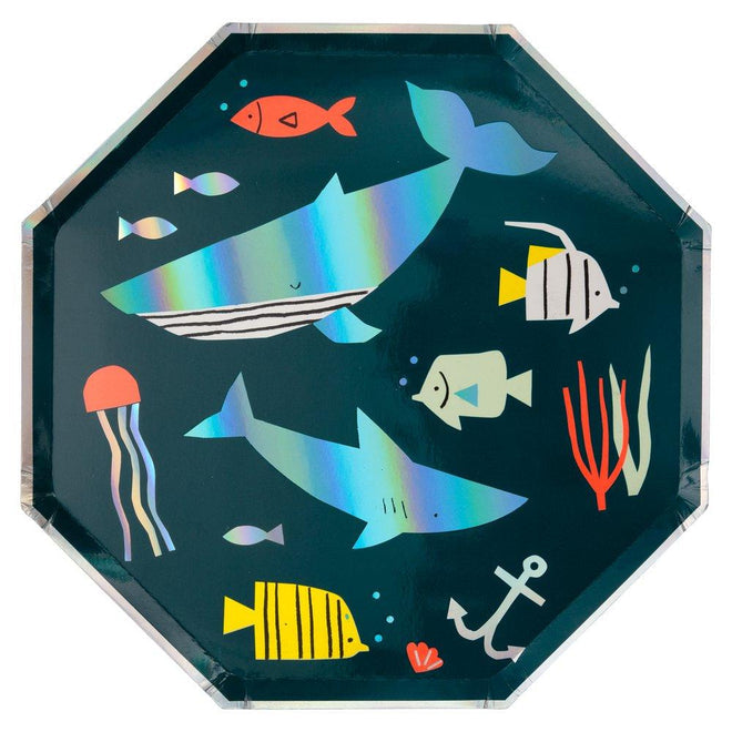 Meri Meri Under The Sea Large Plates