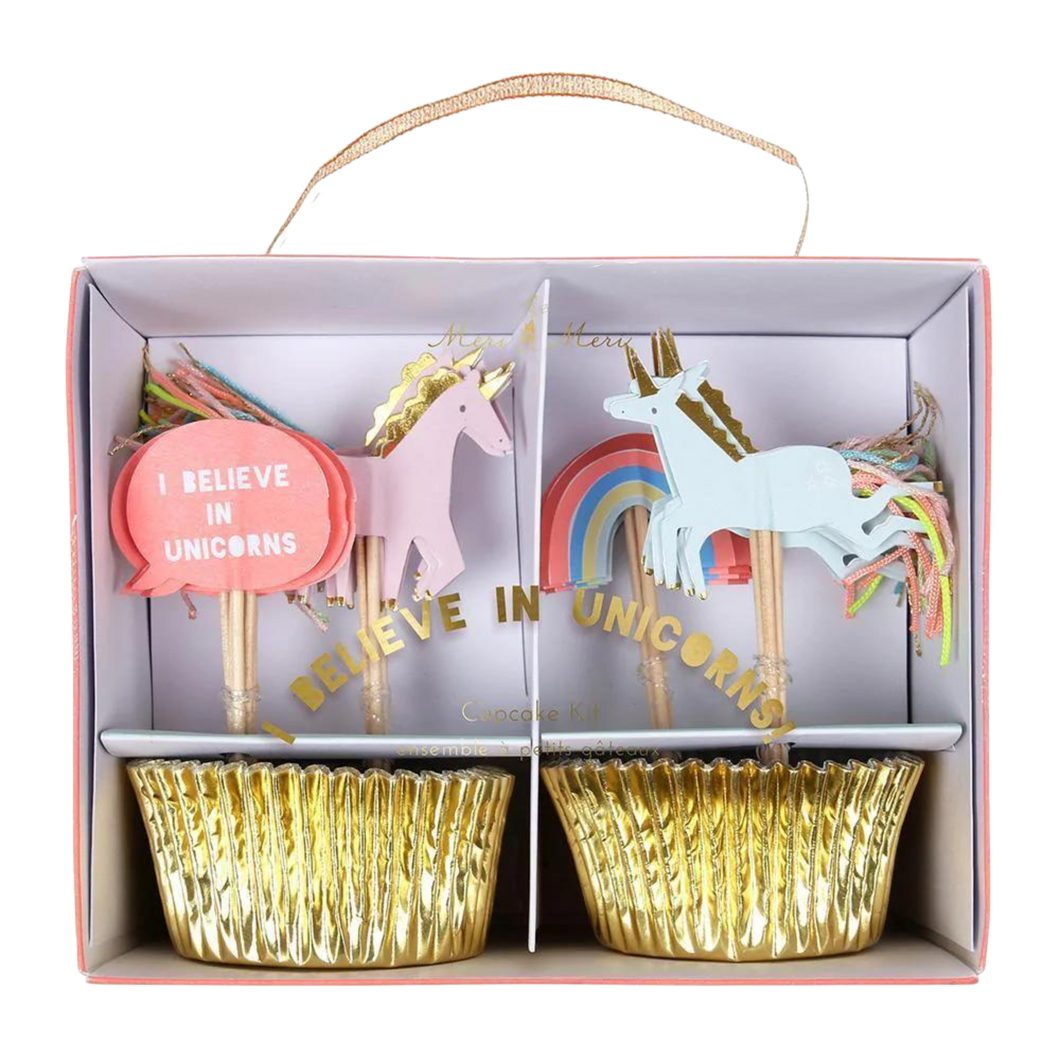 Meri Meri Rainbows & Unicorns Cupcake Kit